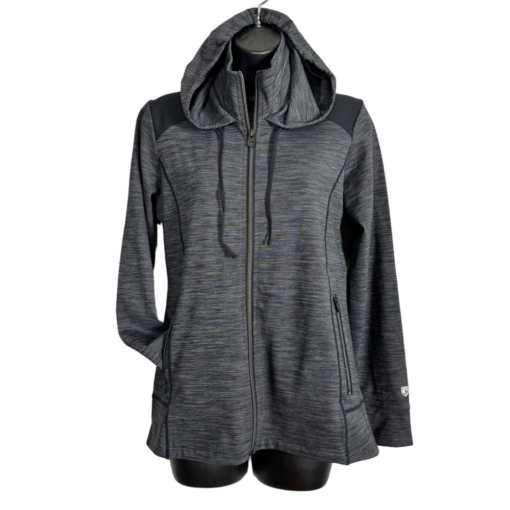 EUC Kühl Skulpt hoody, luxtreme fabric, charcoal black, size Small